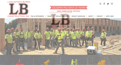 Desktop Screenshot of lbconstructioninc.com